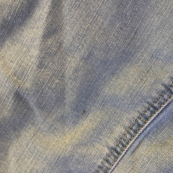 Mossimo supply distressed jean jacket with hood - Picture 8 of 8